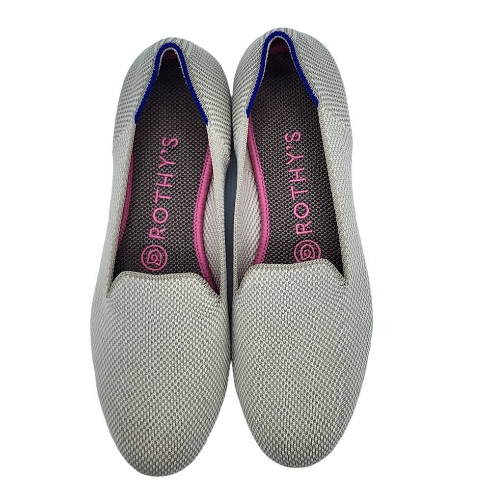 Rothy's Linen Double Stitch Loafers Size 7